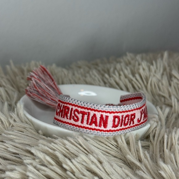 Dior Jewelry - Dior Ja Dior Red Blue and White Rope Bracelet